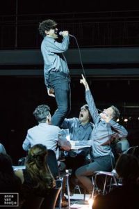 Not The Futurists in performance. Photo by Anna van Kooij.